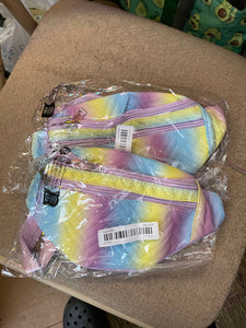 fanny pack - pastel rainbow
