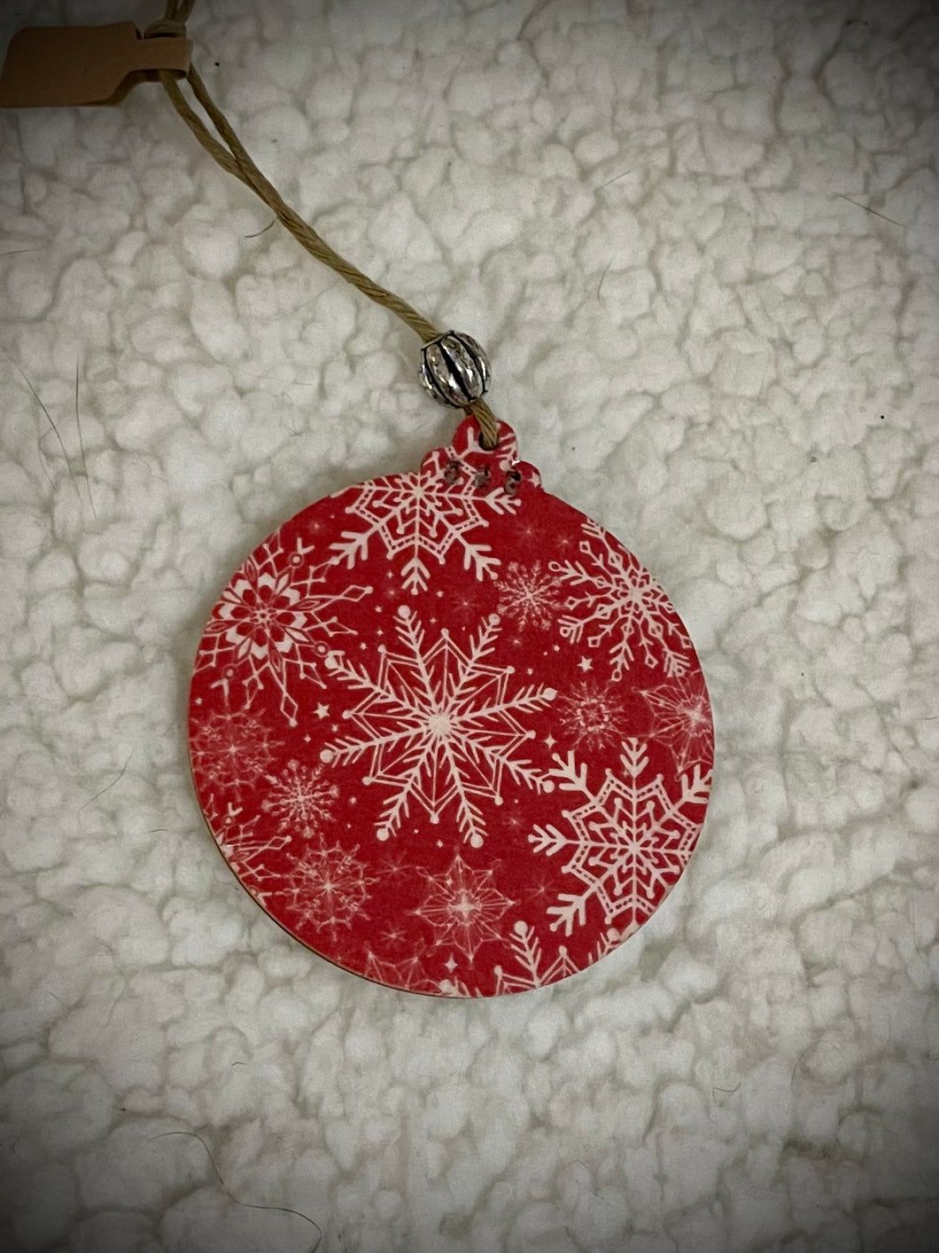 Decoupaged ornament