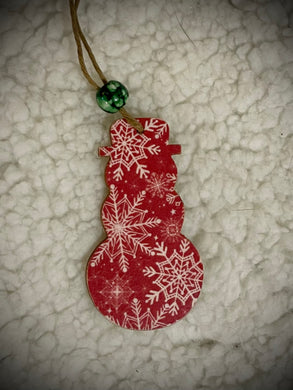 Decoupaged ornament