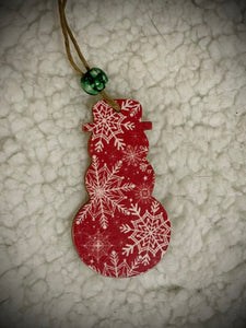 Decoupaged ornament