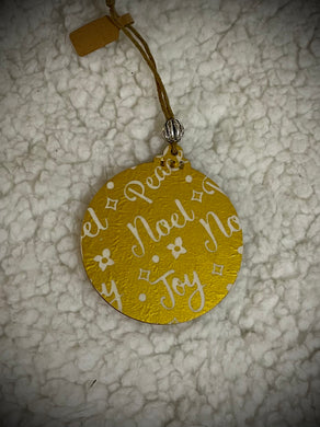 Decoupaged ornament