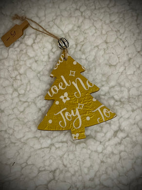 Decoupaged ornament