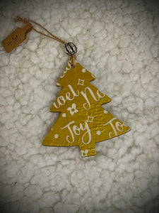 Decoupaged ornament