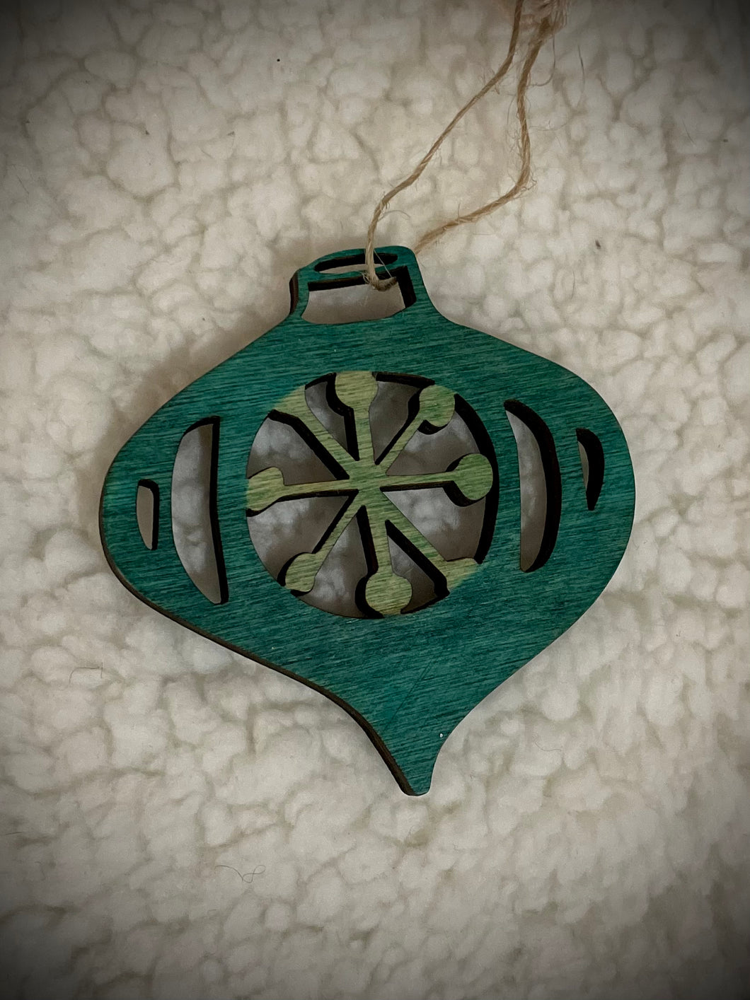 Hand-colored ornament