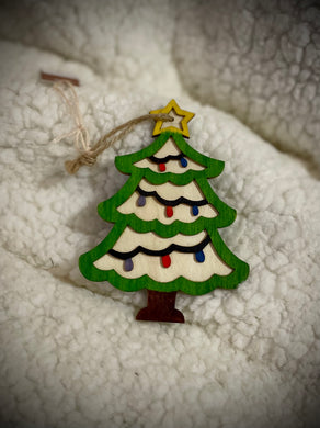 Hand-colored ornament