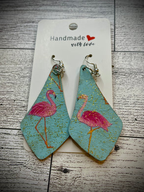 Mixed Media wooden Earrings