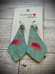 Mixed Media wooden Earrings