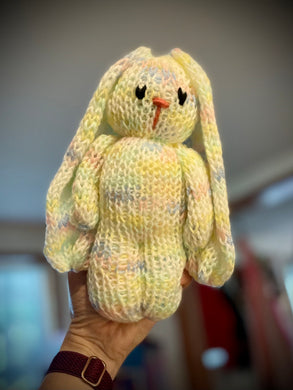Large knit bunny