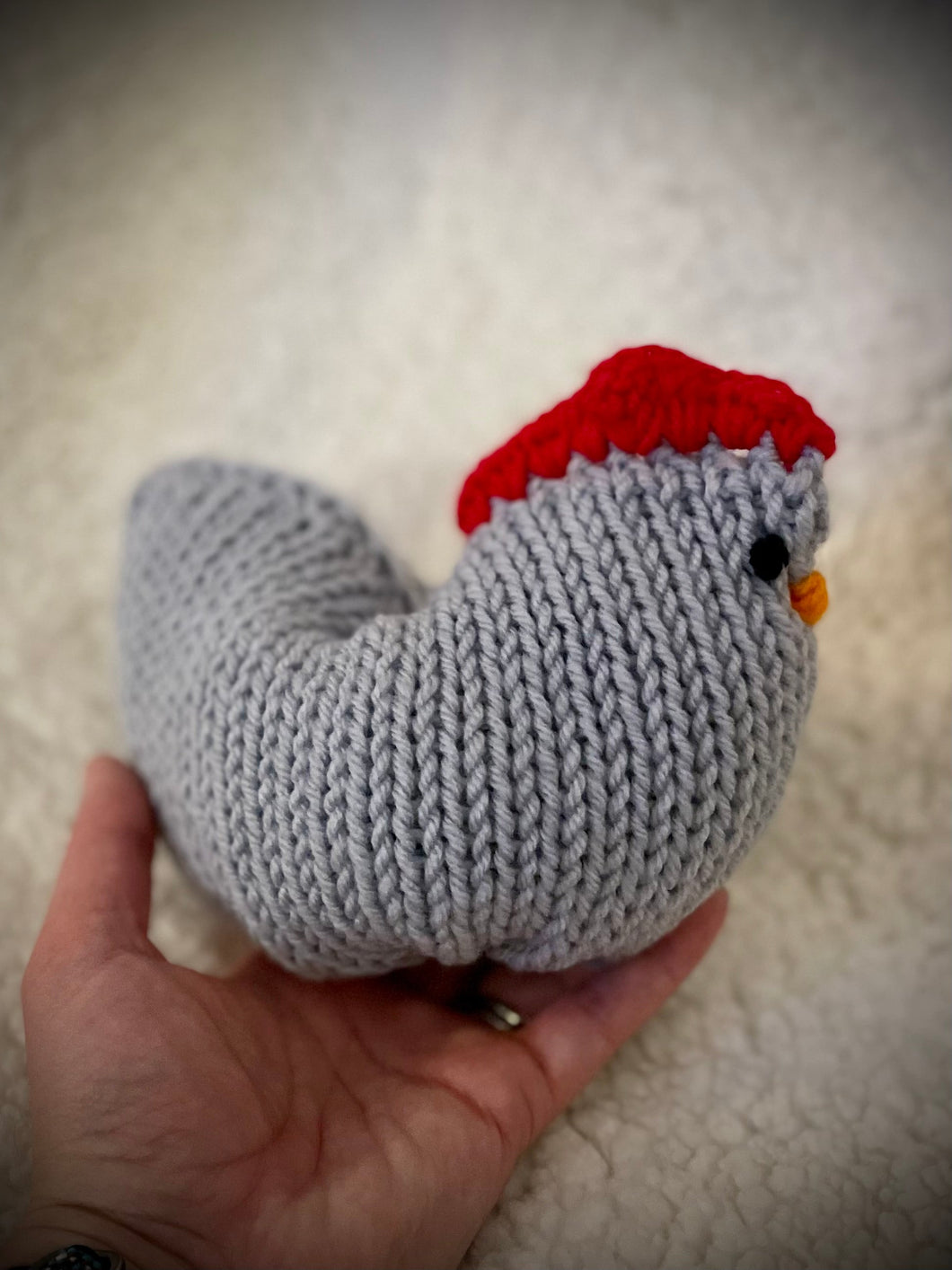 Large Knit Chicken