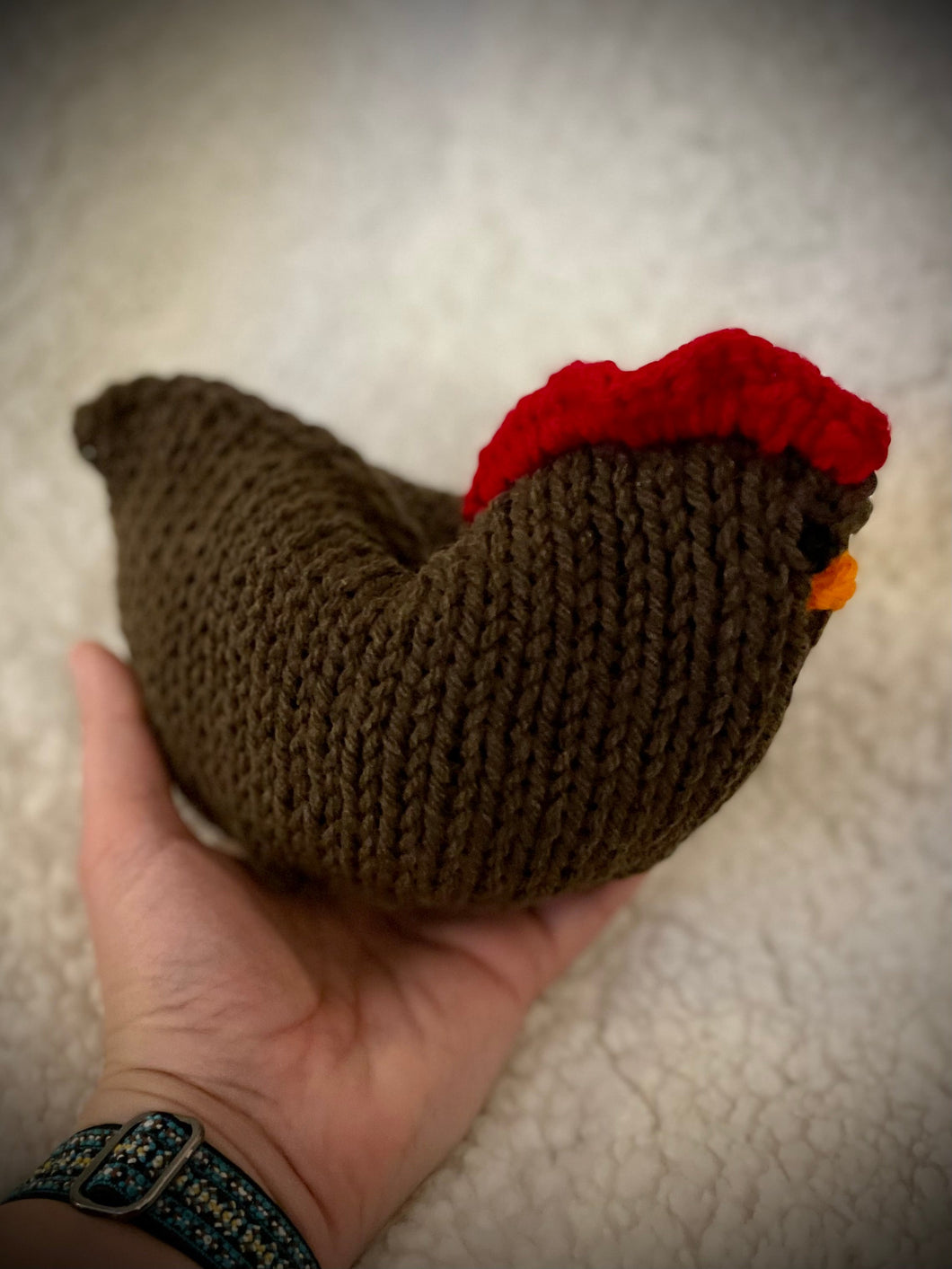 Large Knit Chicken