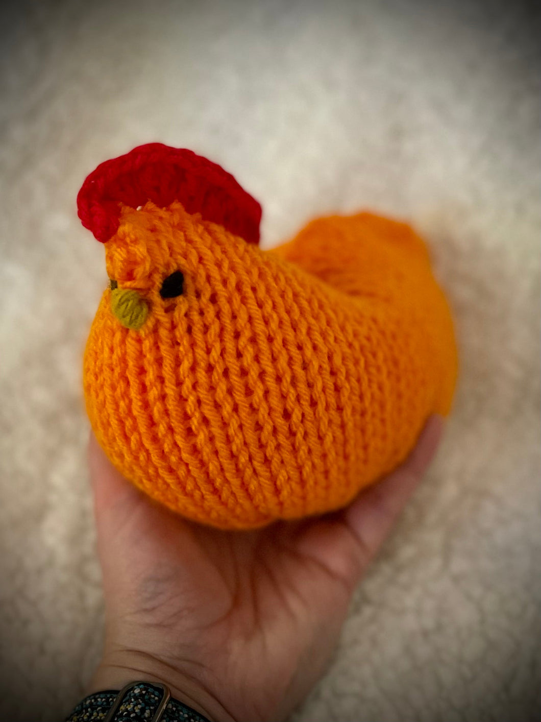 Large Knit Chicken