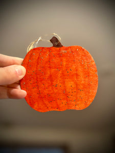 small pumpkin ornament