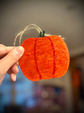 small pumpkin ornament