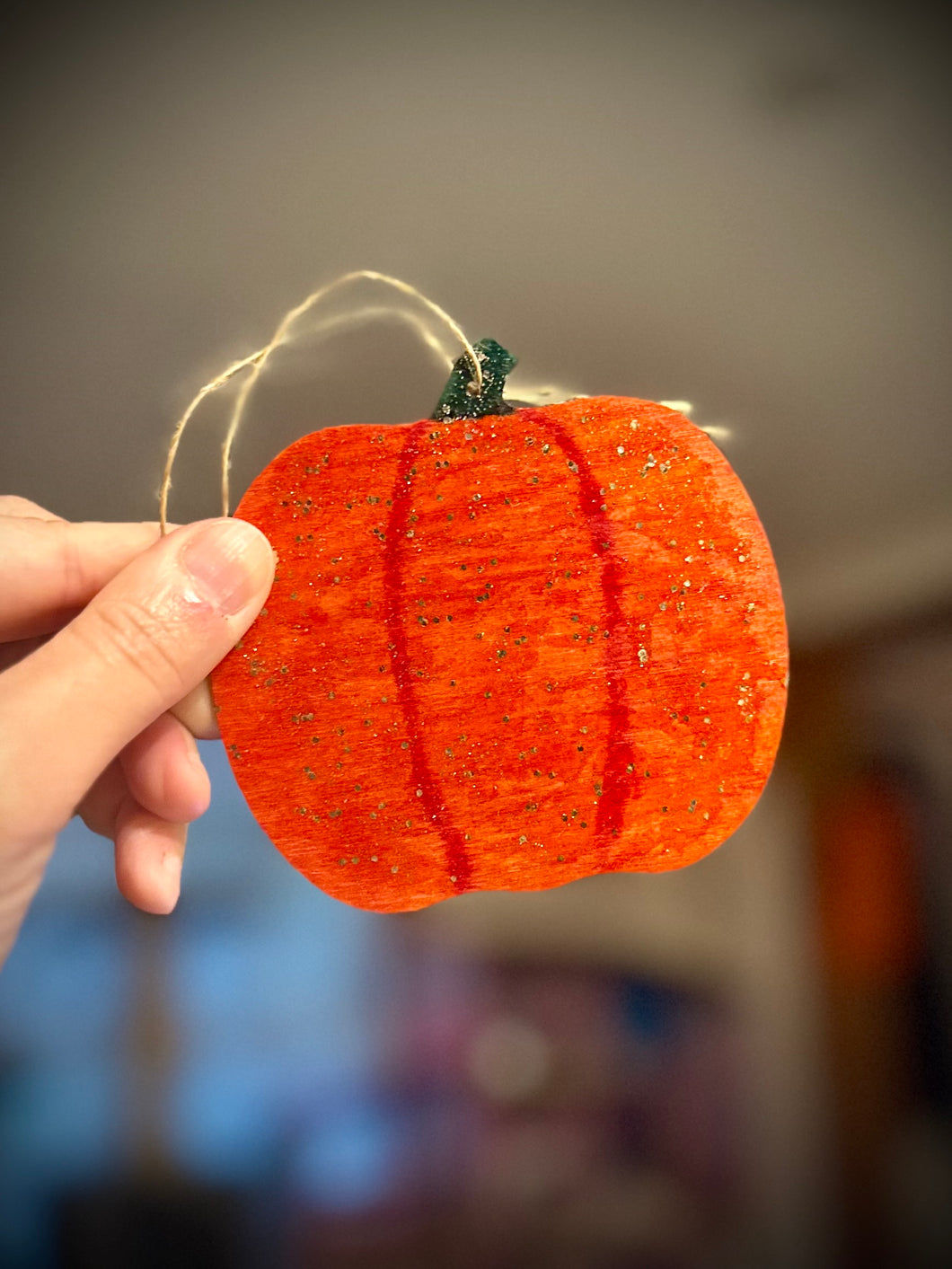 small pumpkin ornament