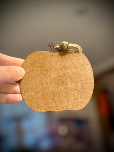 small pumpkin ornament