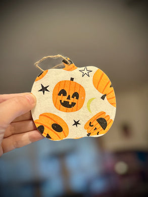 small pumpkin ornament