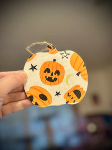 small pumpkin ornament