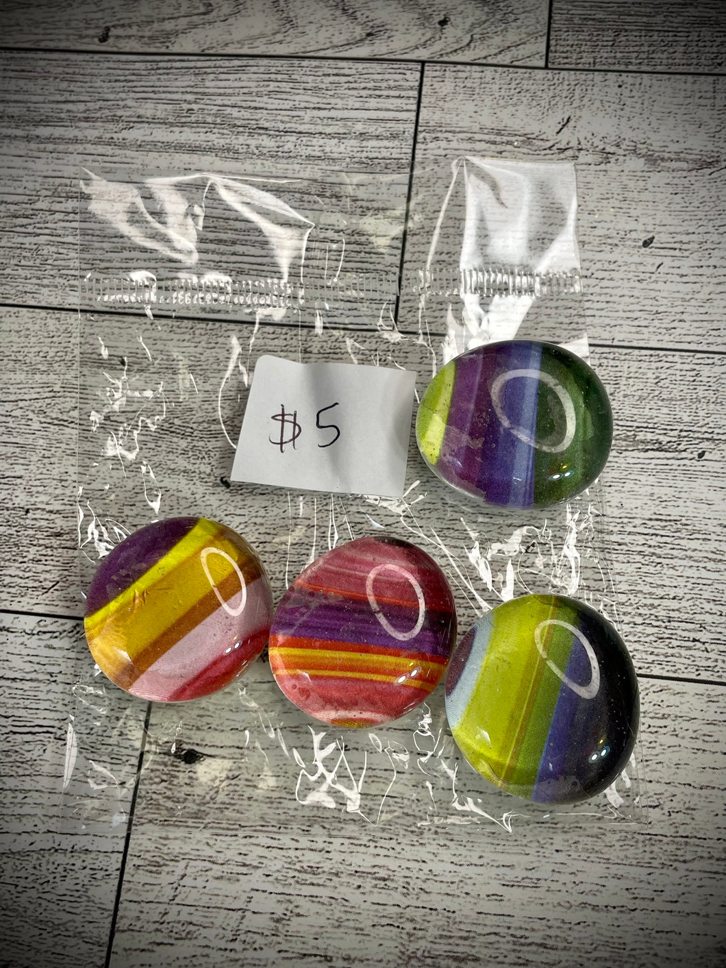 Set of 4 Handmade magnets