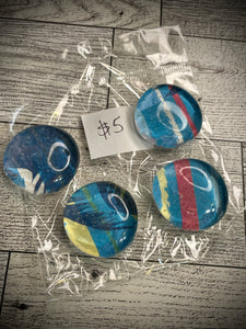 Set of 4 Handmade magnets