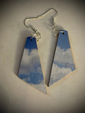 Mixed Media wooden Earrings