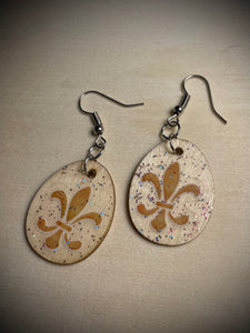 Mixed Media wooden Earrings