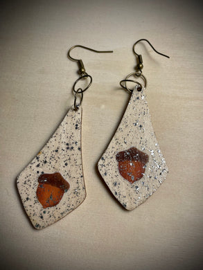 Mixed Media wooden Earrings