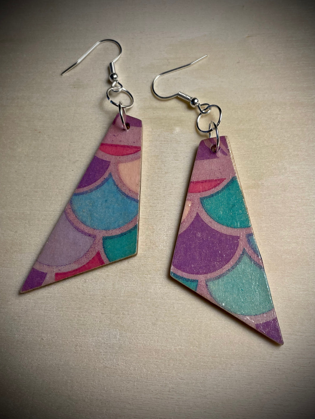 Mixed Media wooden Earrings