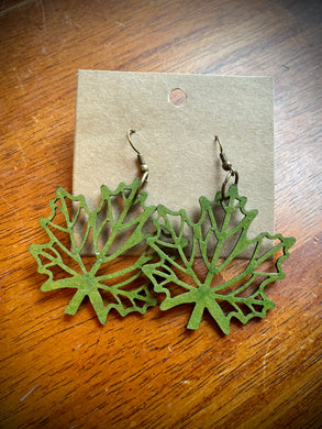 Hand colored Earrings