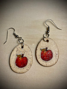 Mixed Media wooden Earrings