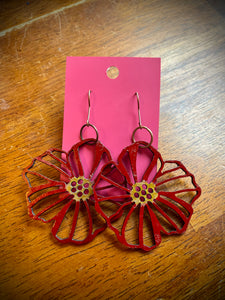 Hand colored Earrings