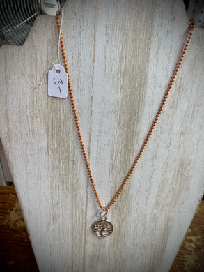 Ball chain necklace