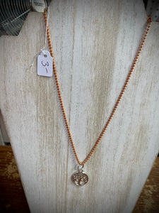 Ball chain necklace
