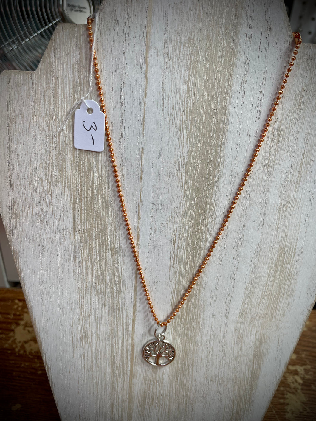 Ball chain necklace