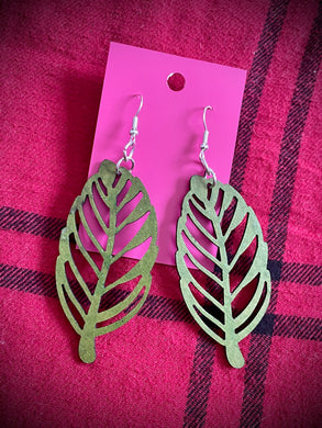 Hand colored Earrings