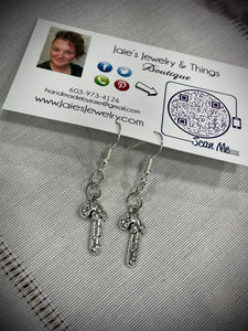 Silver earrings