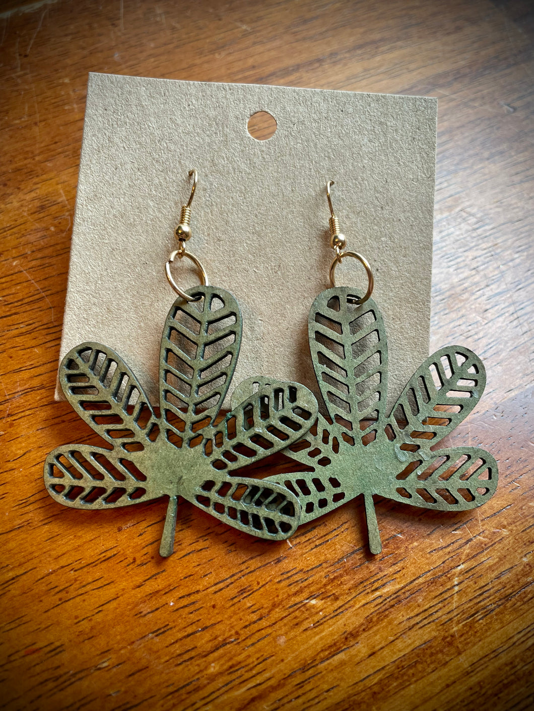 Hand colored Earrings