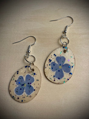 Mixed Media wooden Earrings