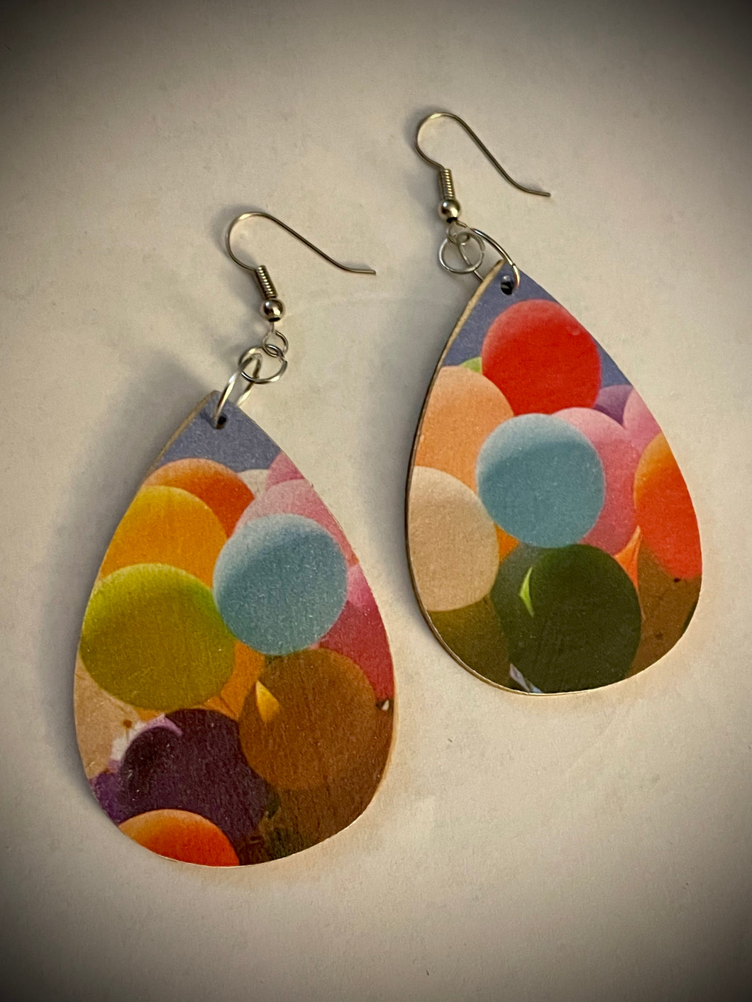 Mixed Media wooden Earrings