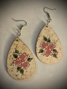 Mixed Media wooden Earrings