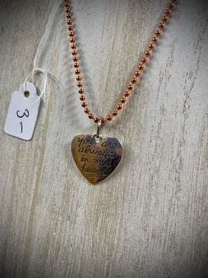 Ball chain necklace