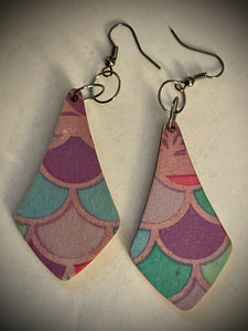 Mixed Media wooden Earrings