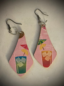 Mixed Media wooden Earrings